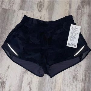 SOLD lululemon camo hotty hot high rise shorts